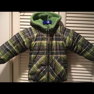 Patagonia 2T reversible winter coat.